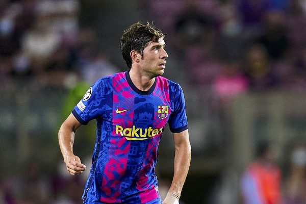 Shining move! Sergi Roberto has yet to agree a new contract with Barca.